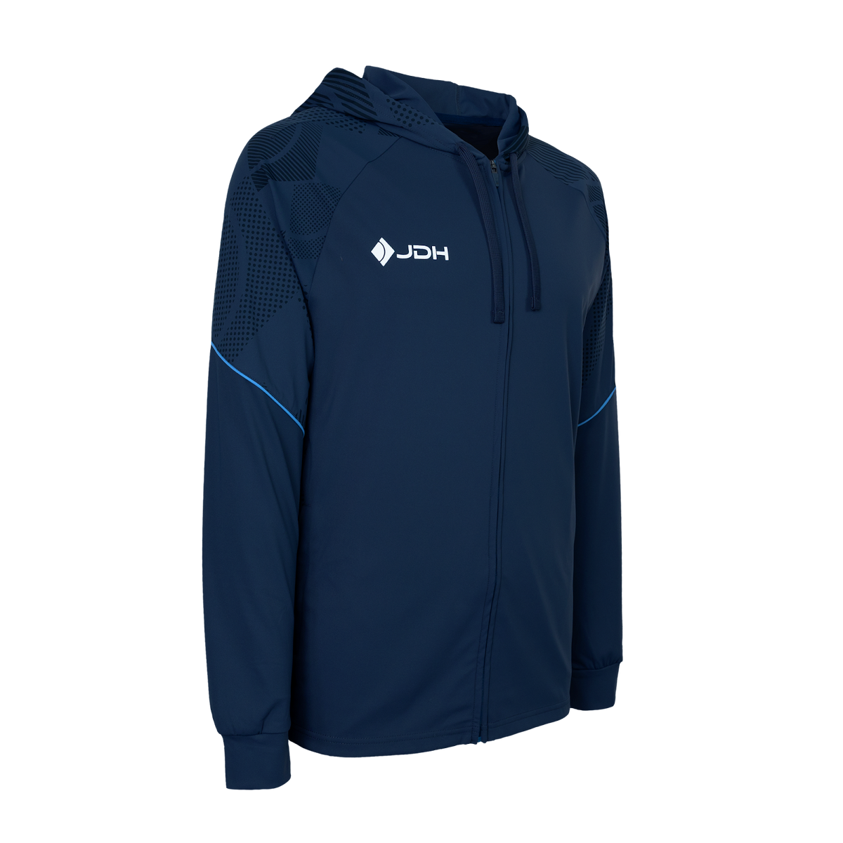 Carbon men pro hooded jacket in blauw (Navy) – foto 2