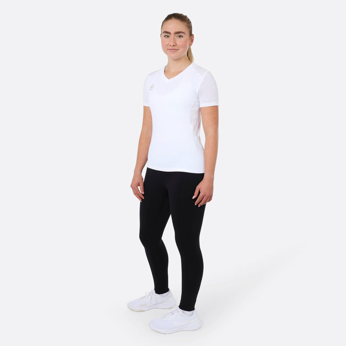Women dry touch tee in wit (White) – foto 6