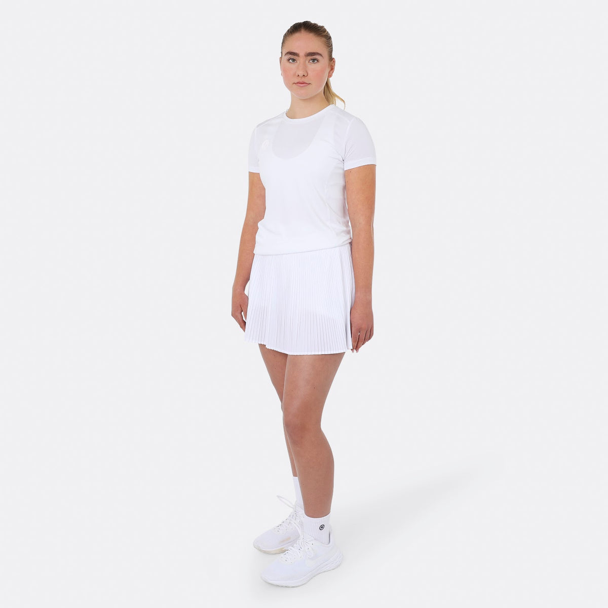 Women breeze round neck tee in wit (White) – foto 8