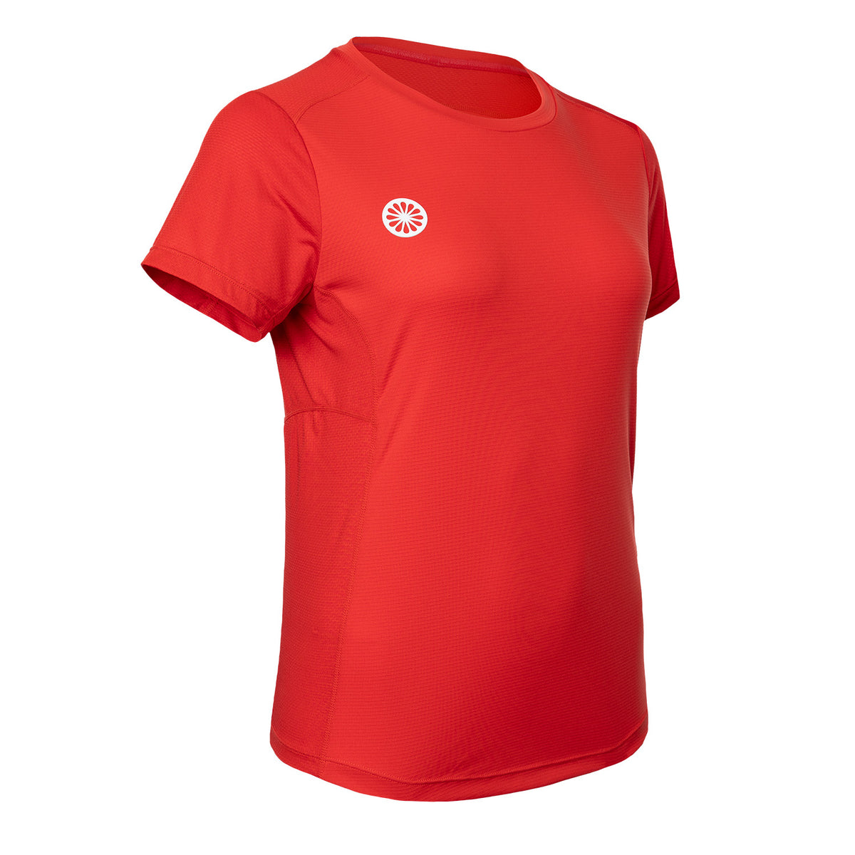 Women agility round neck tee in rood (Ruby Red) – foto 2
