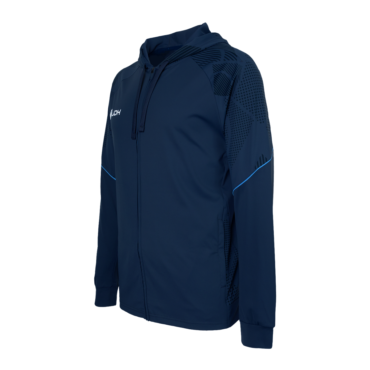Carbon men pro hooded jacket in blauw (Navy) – foto 4