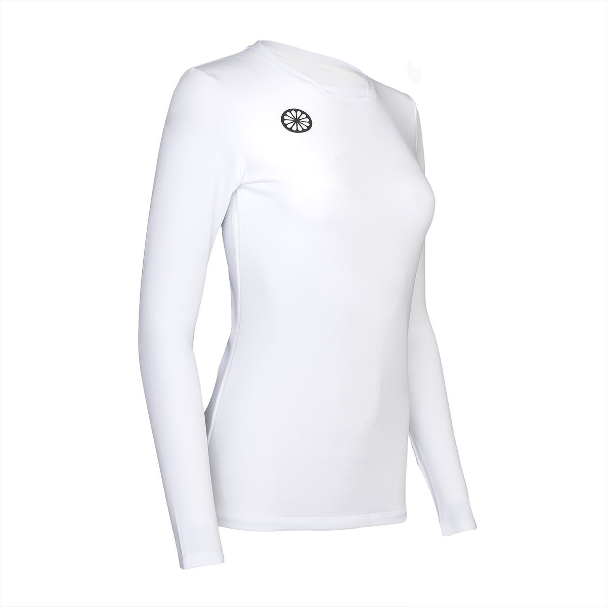 Women thermo long sleeve in wit (Bright White) – foto 2