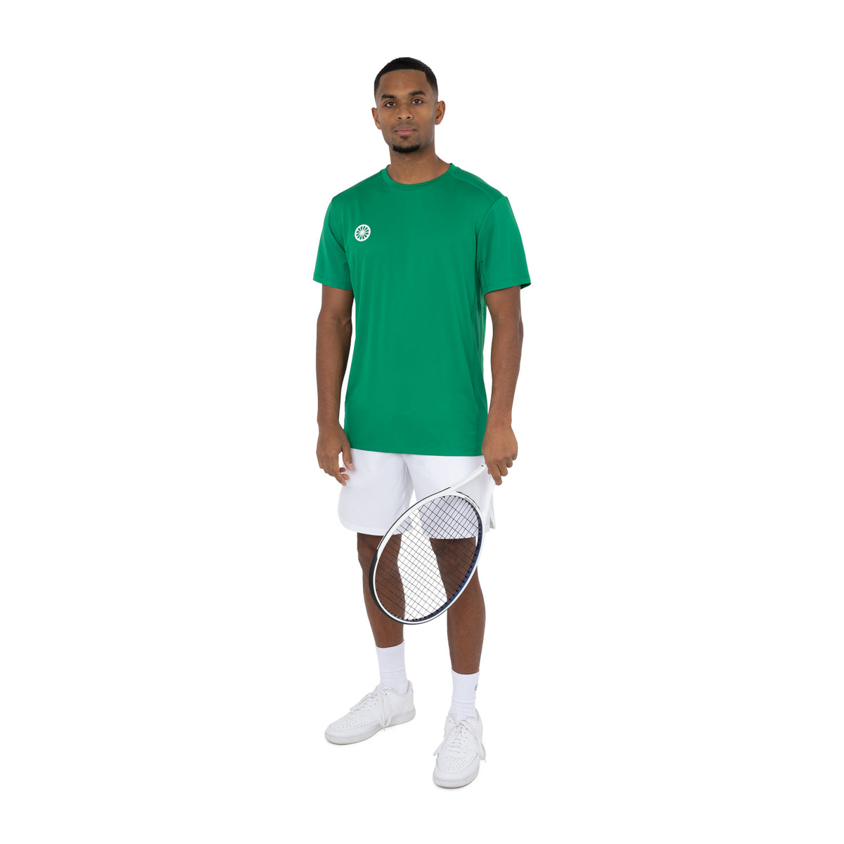 Men agility tee in groen (Lush Green) – foto 5