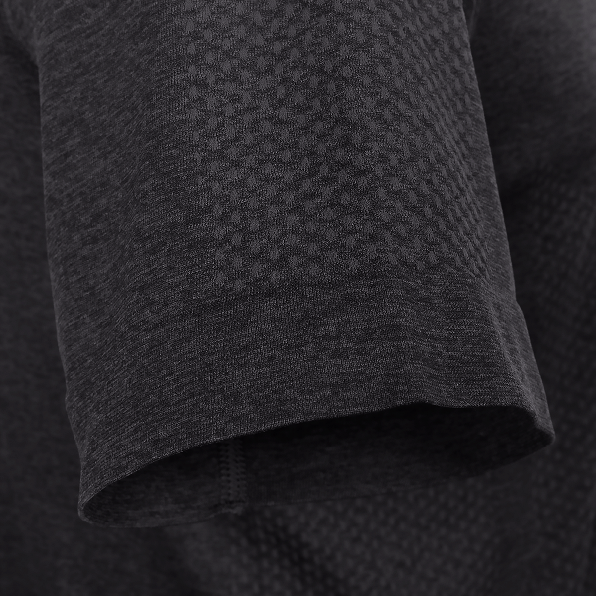 Men seamless ss tee in zwart (Black) – foto 5
