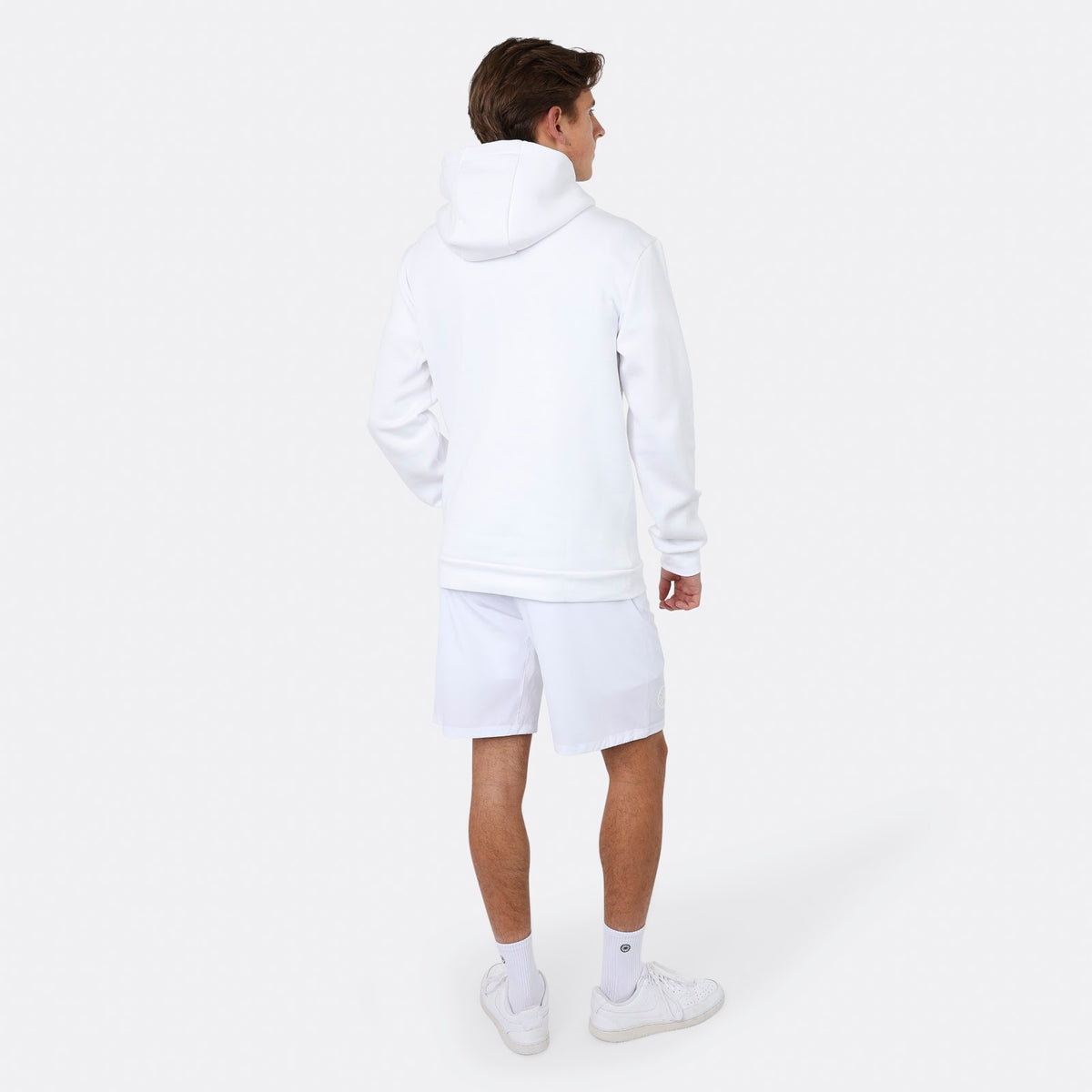 Men classic hoodie in wit (White) – foto 7