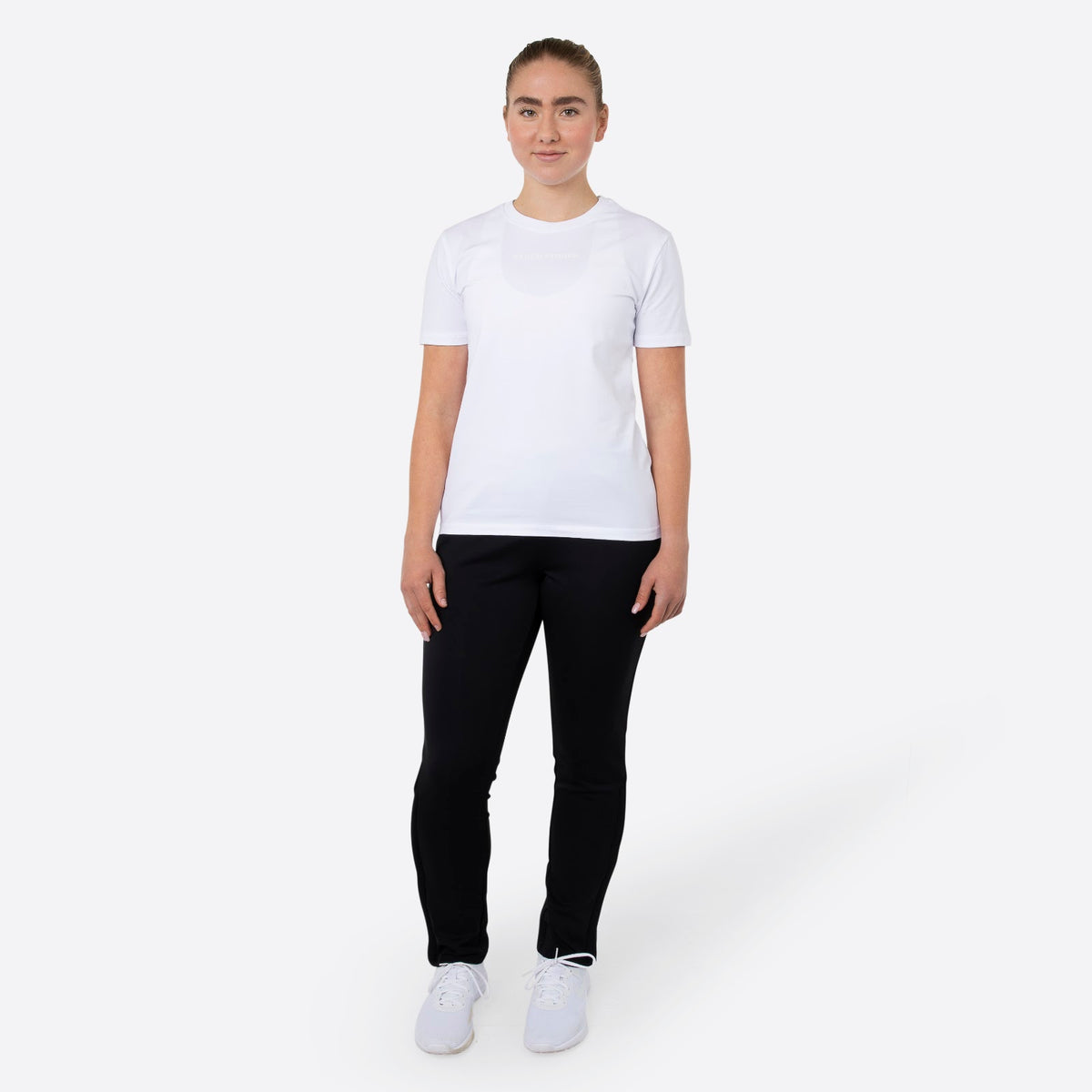 Women agility round neck tee in wit (White) – foto 2