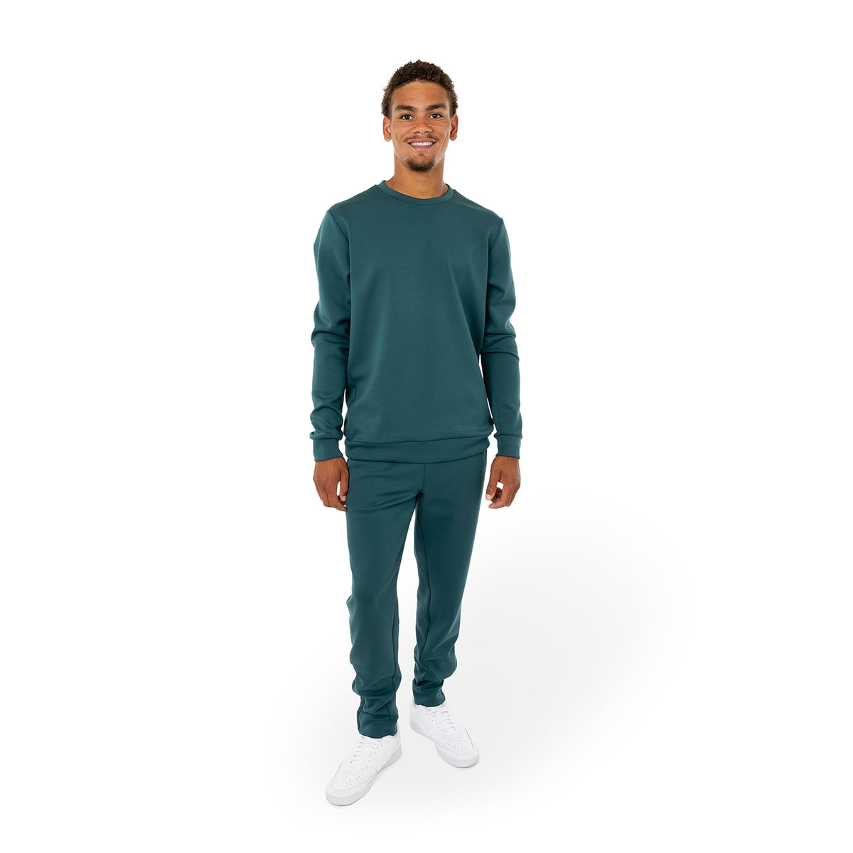 Men soft supreme sweater in blauw (Ocean) – foto 5