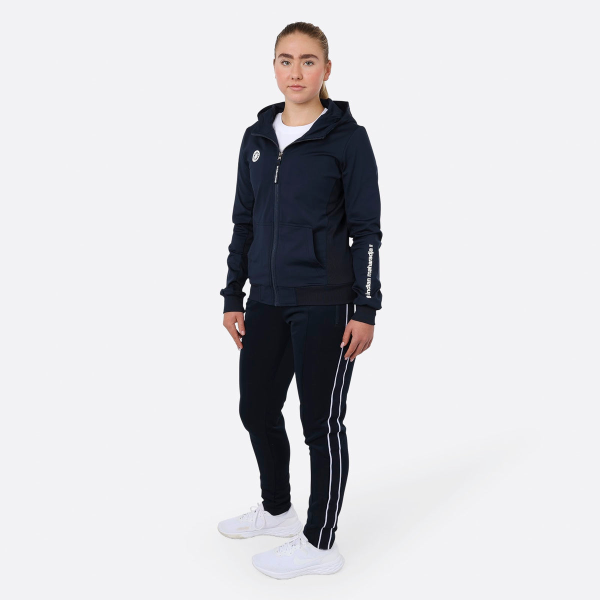 Men hooded jacket in blauw (Navy) – foto 6