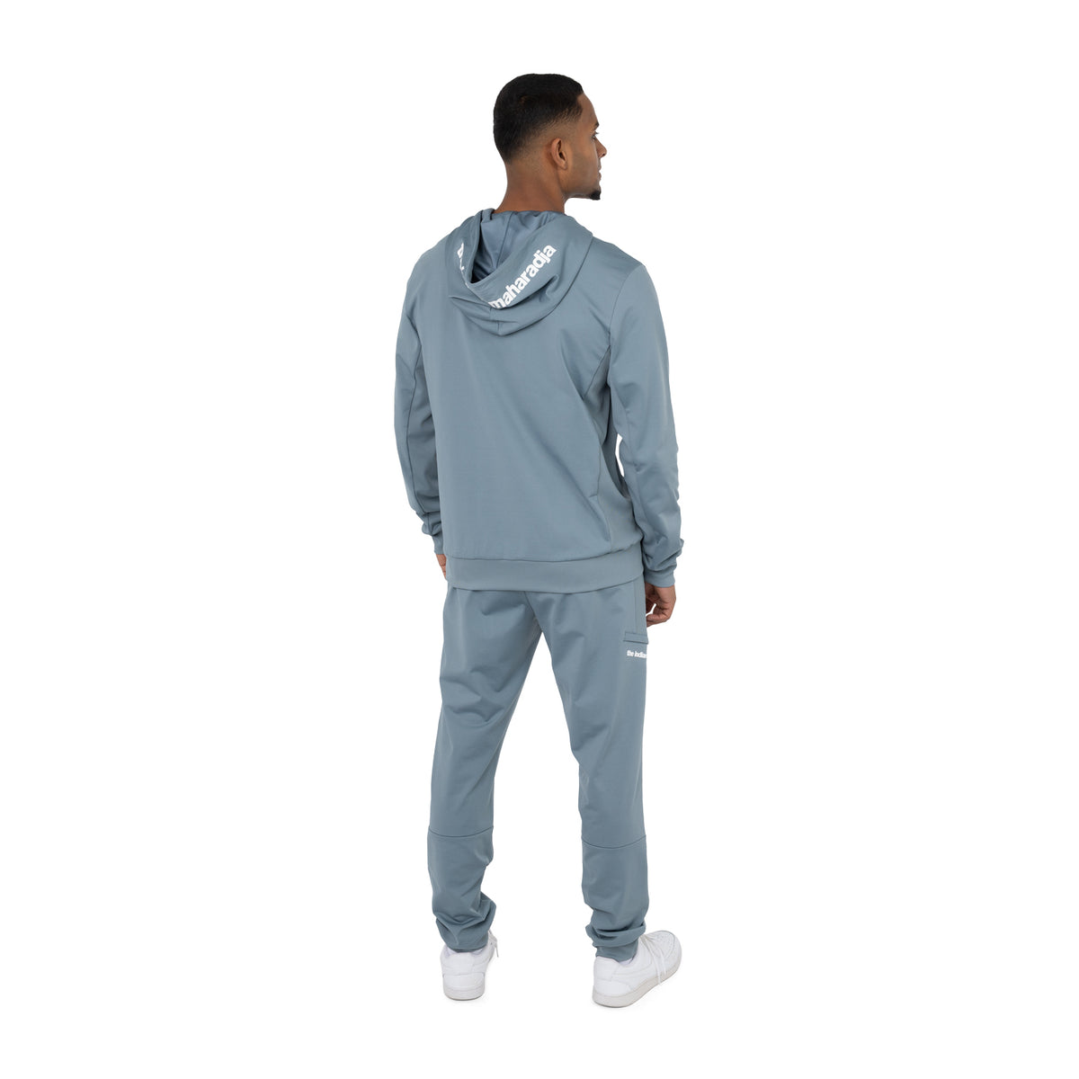 Men hooded jacket in grijs (Misty Grey) – foto 7
