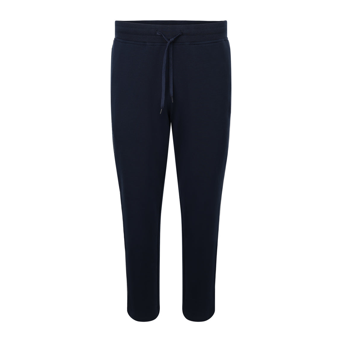 Men cotton track pant in blauw (Night Blue) – foto 1