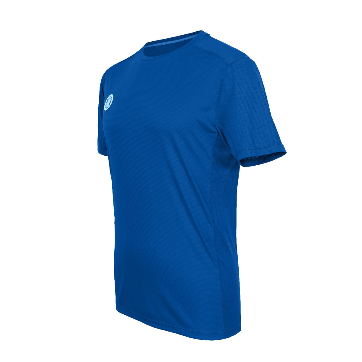 Men agility tee in blauw (Vibrant Blue) – foto 4
