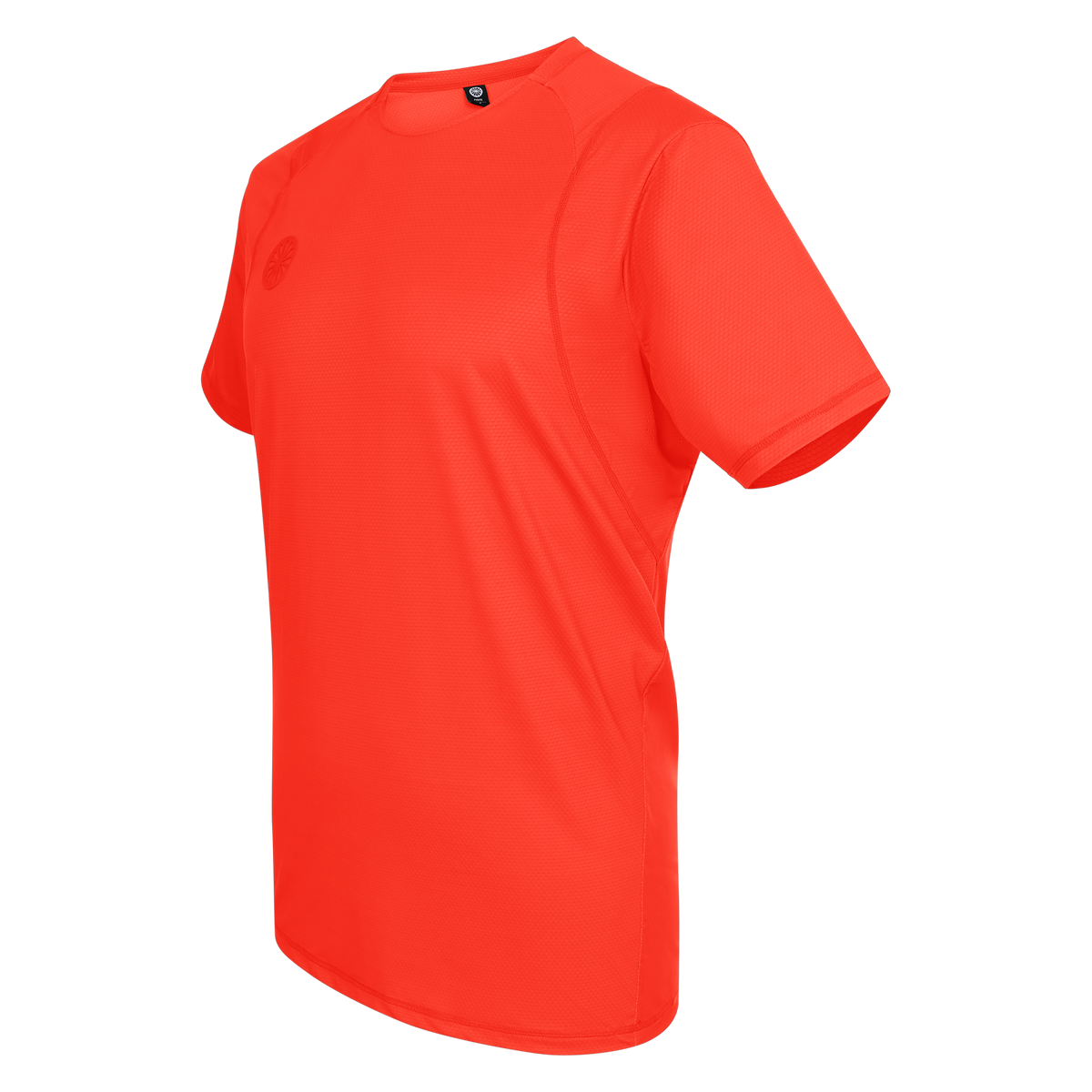 Men DryShift tee in oranje (Orange Syrup) – foto 4