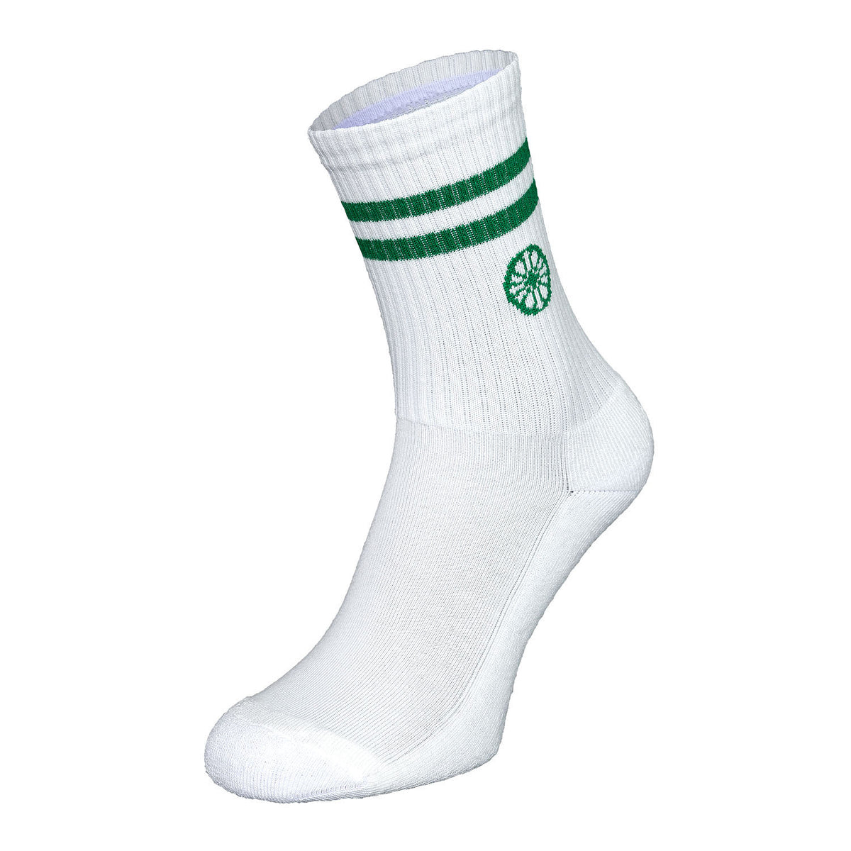 Striped crew sock in groen (Lush Green) – foto 2