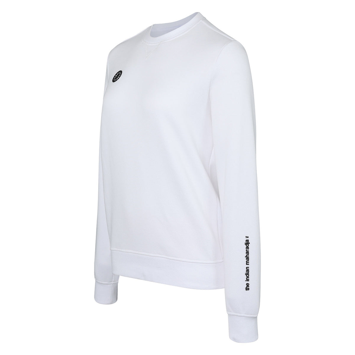 Women classic crew sweater in wit (White) – foto 4