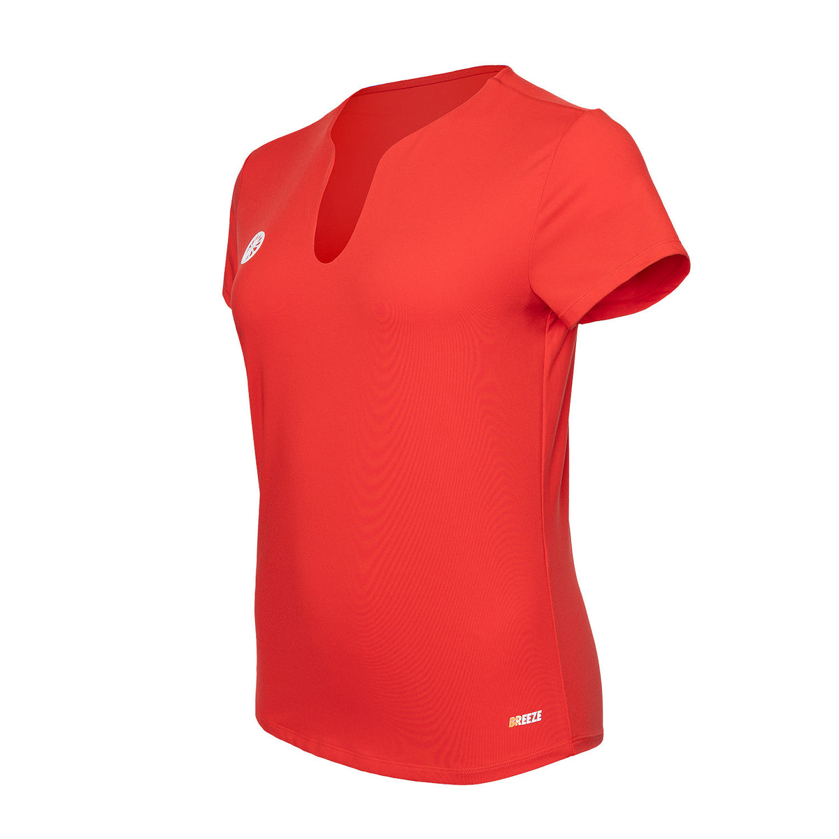Women breeze tee in rood (Ruby Red) – foto 4