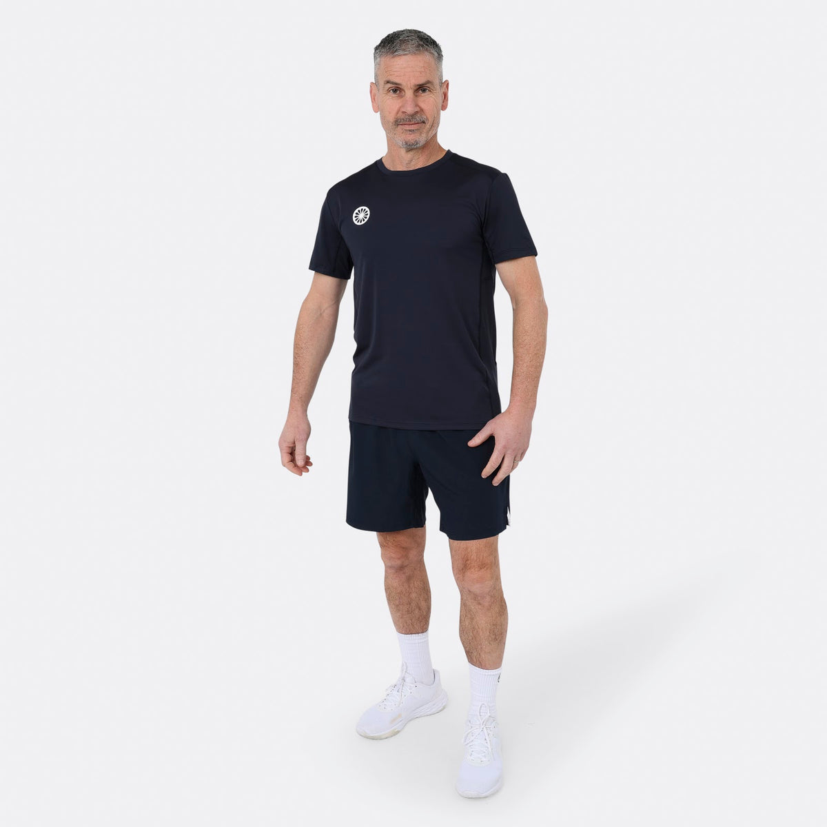 Men agility tee in blauw (Navy) – foto 6