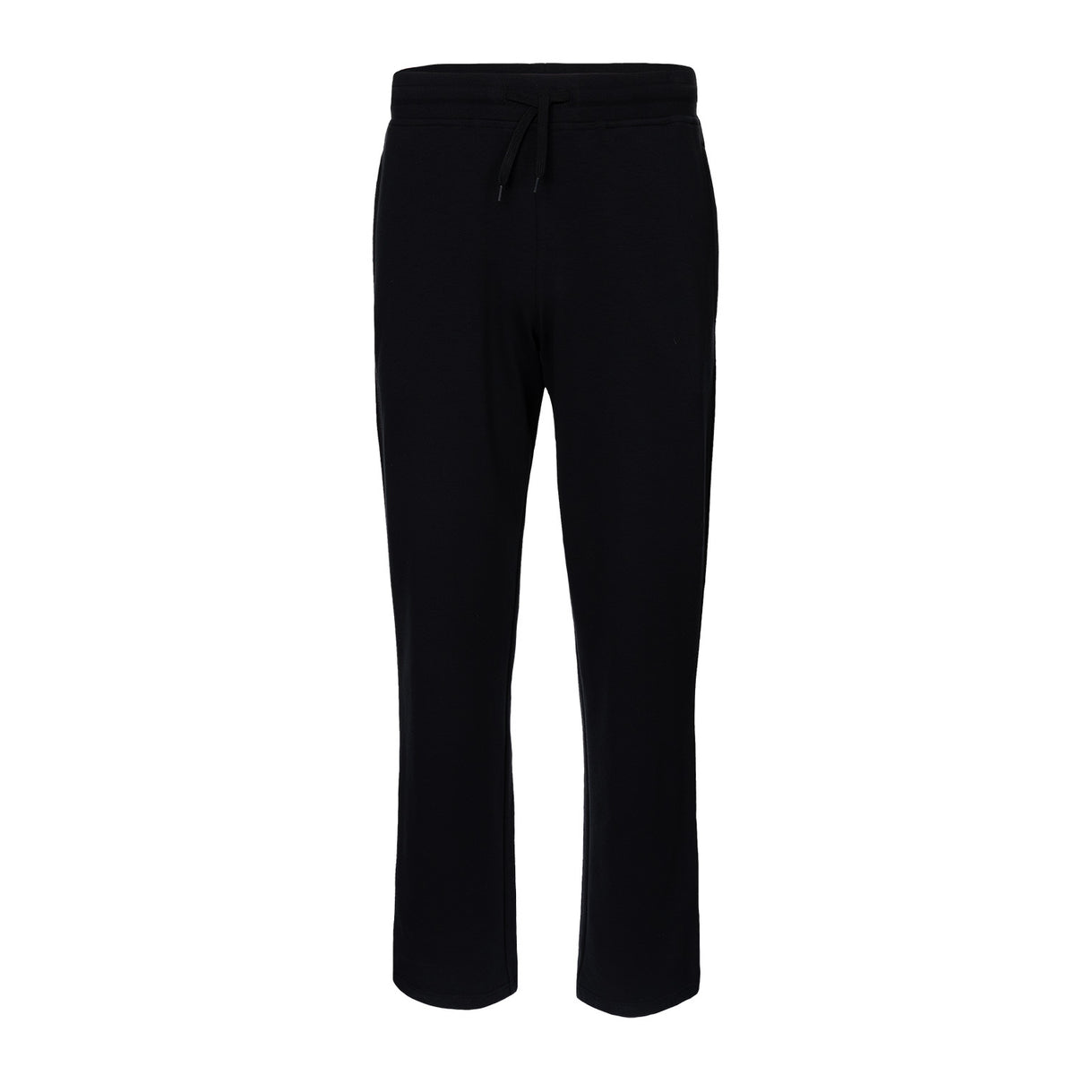Men cotton track pant in zwart (Black) – foto 1