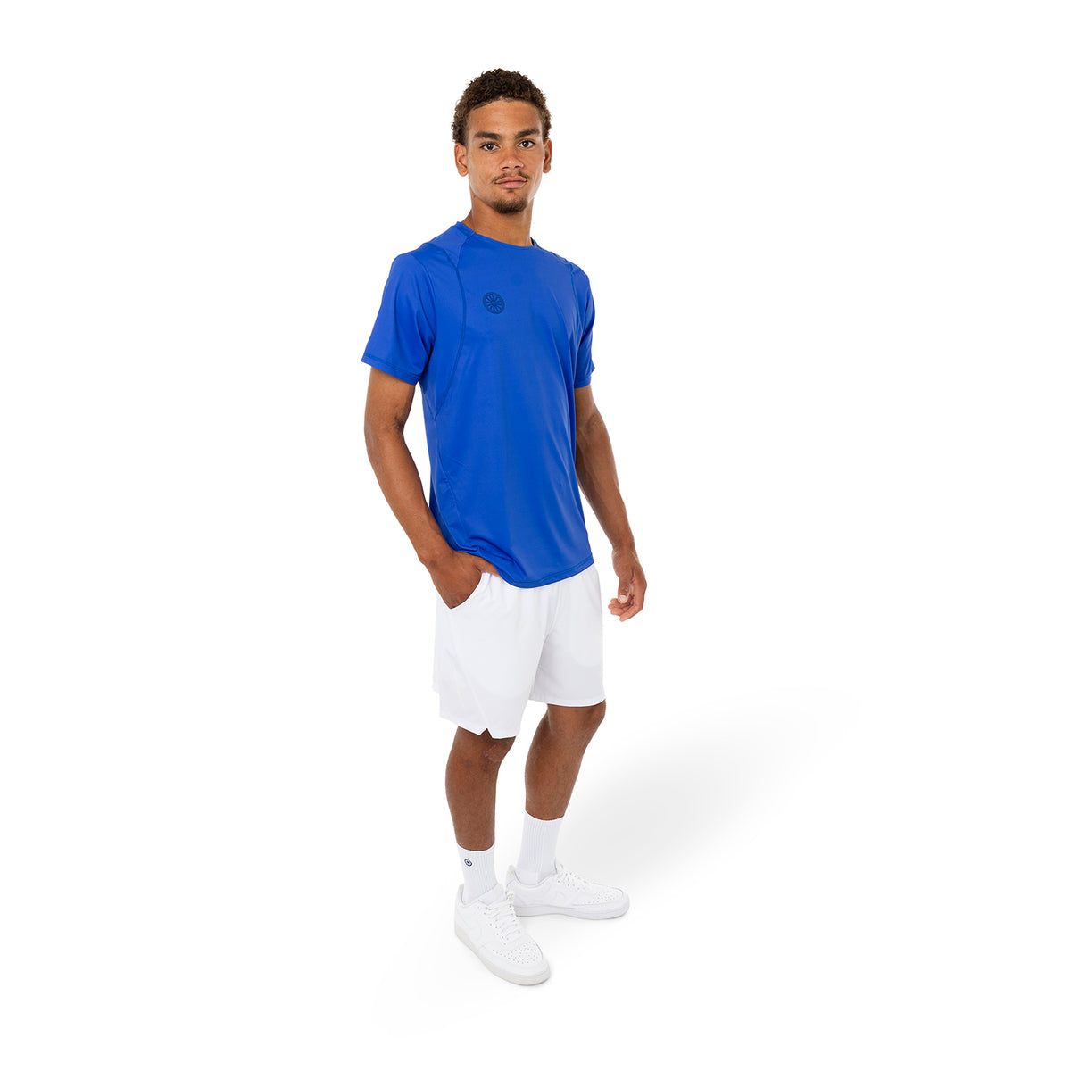 Men agility tee in blauw (Royal Blue) – foto 6