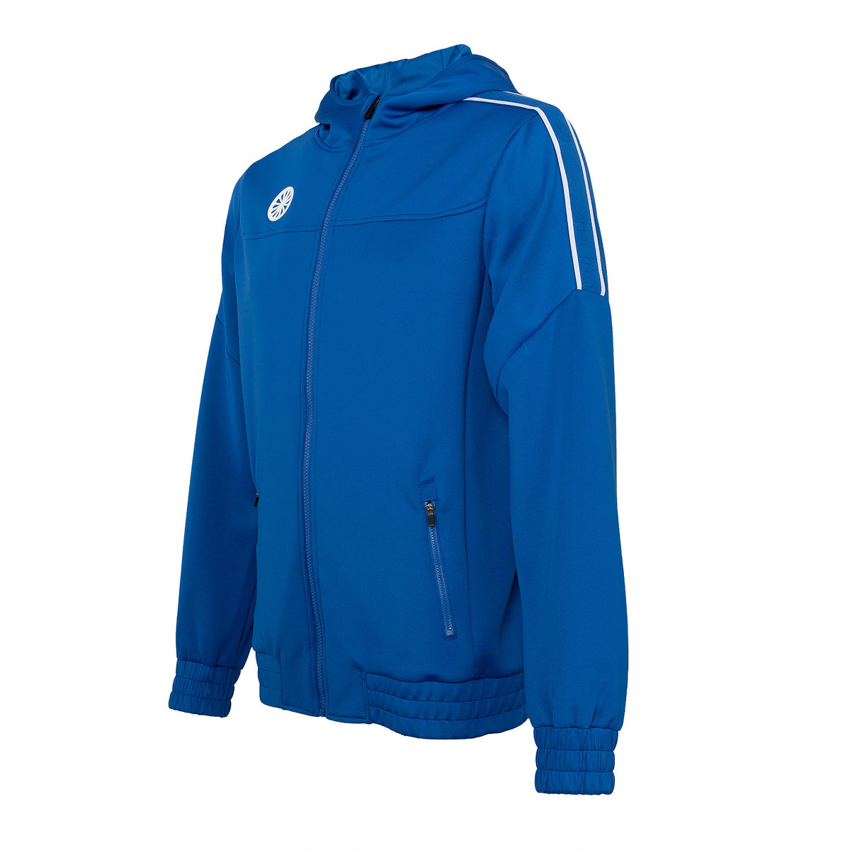 Jaipur kids performance hooded jacket in blauw (Cobalt) – foto 4