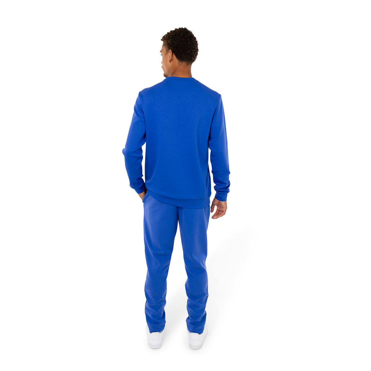 Men soft supreme sweater in blauw (Royal Blue) – foto 7