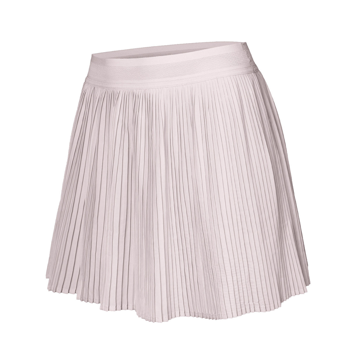 Women fine pleated skirt in roze (Pale Pink) – foto 4