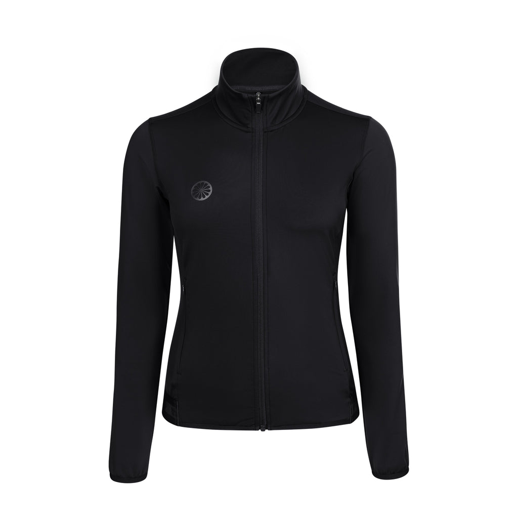 Performance full-zip vest dames in zwart – foto 1