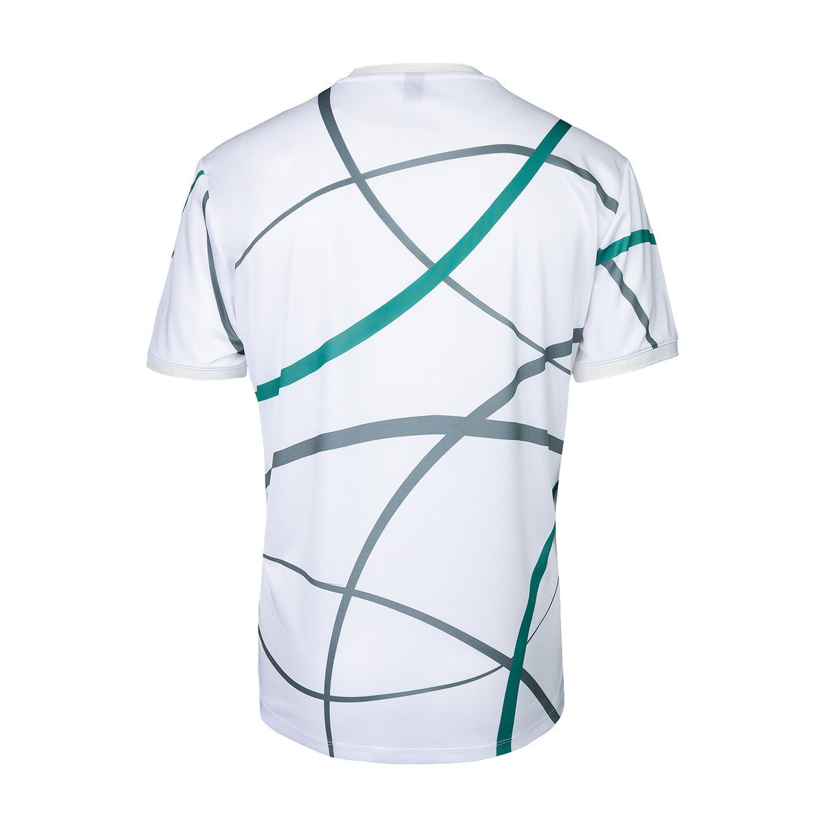 Men pique smash tee in groen (Lush Green - Print) – foto 3