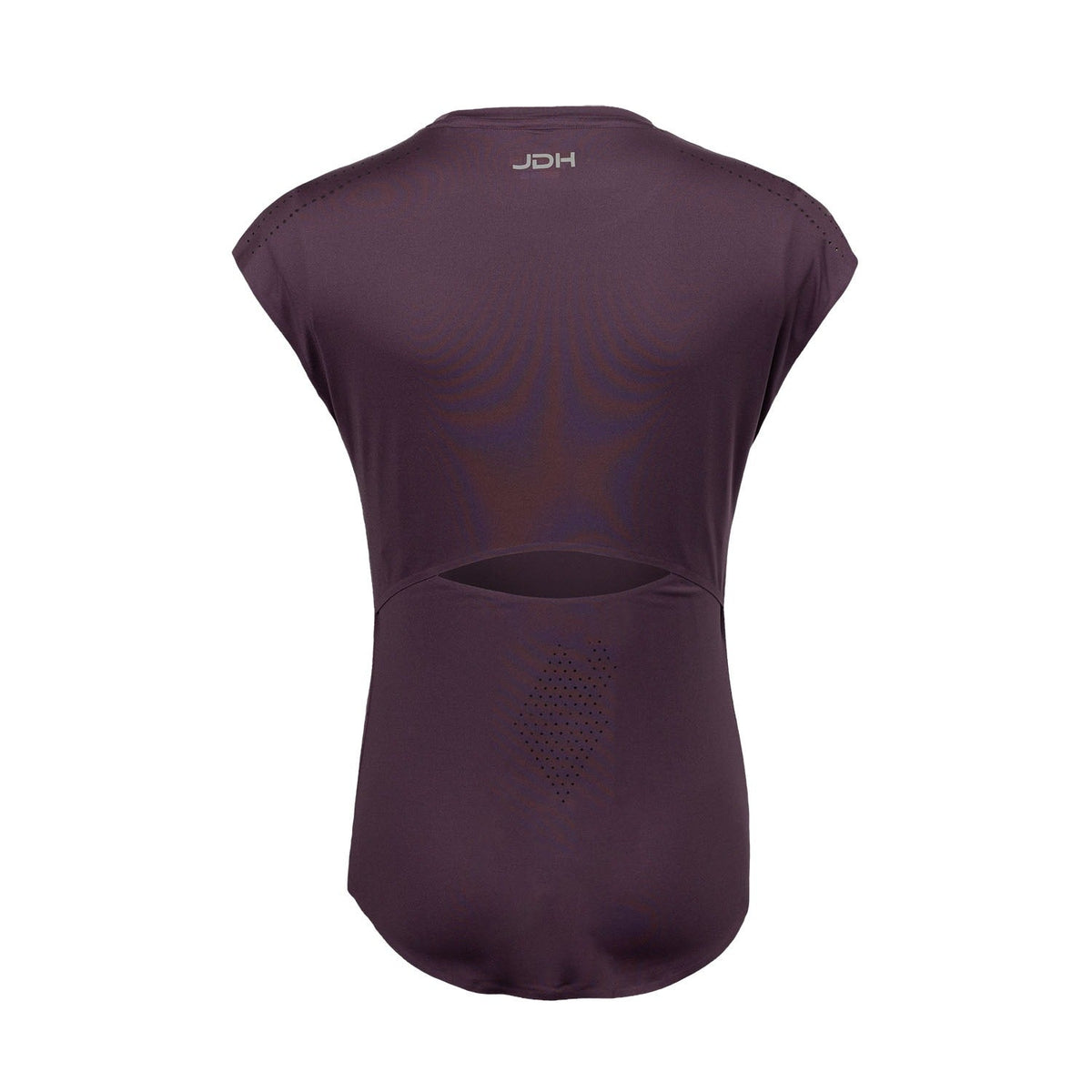 Women performance tee in rood (Plum) – foto 3