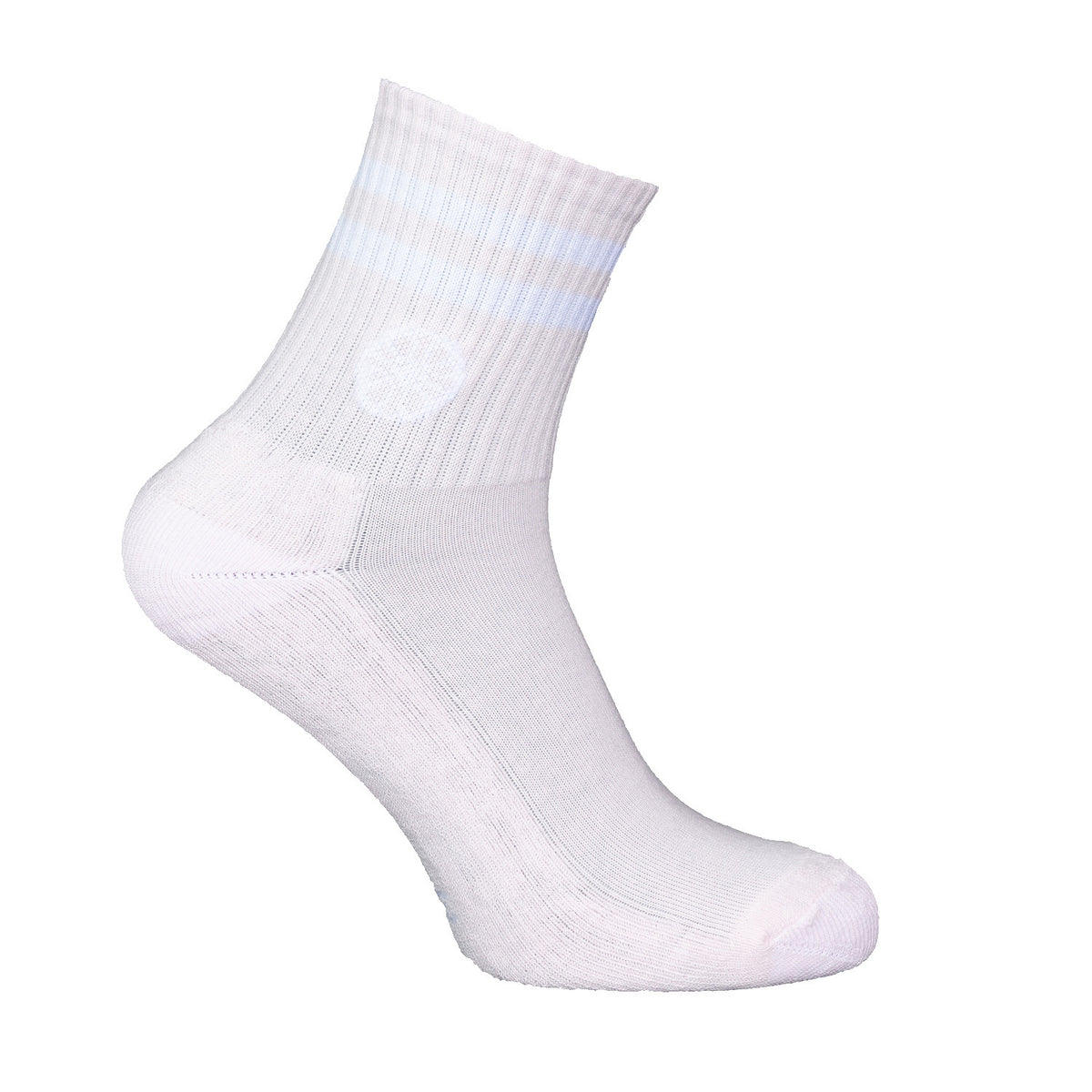 Striped short sock in roze (Pale Pink) – foto 4