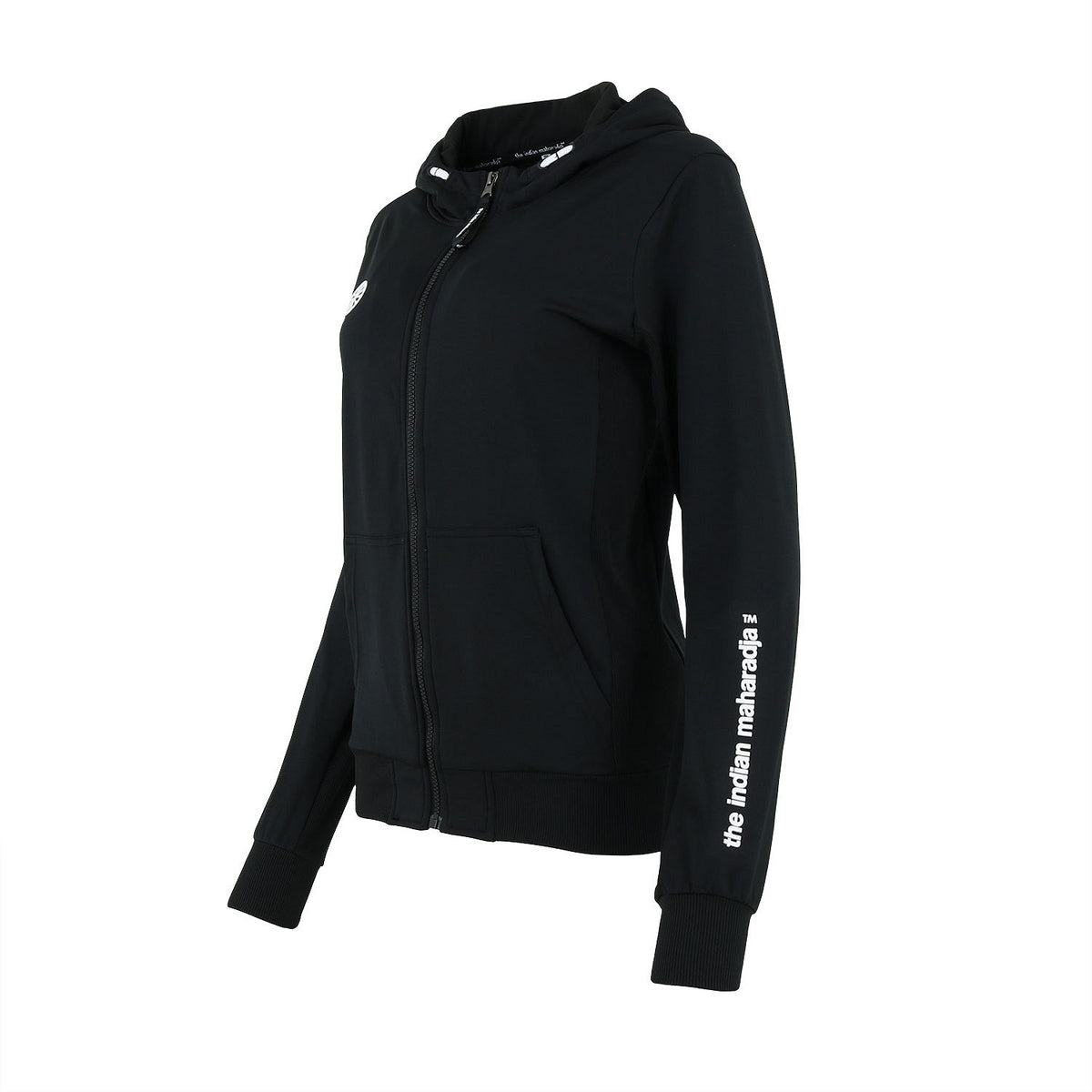 Women hooded jacket in zwart (Black) – foto 4