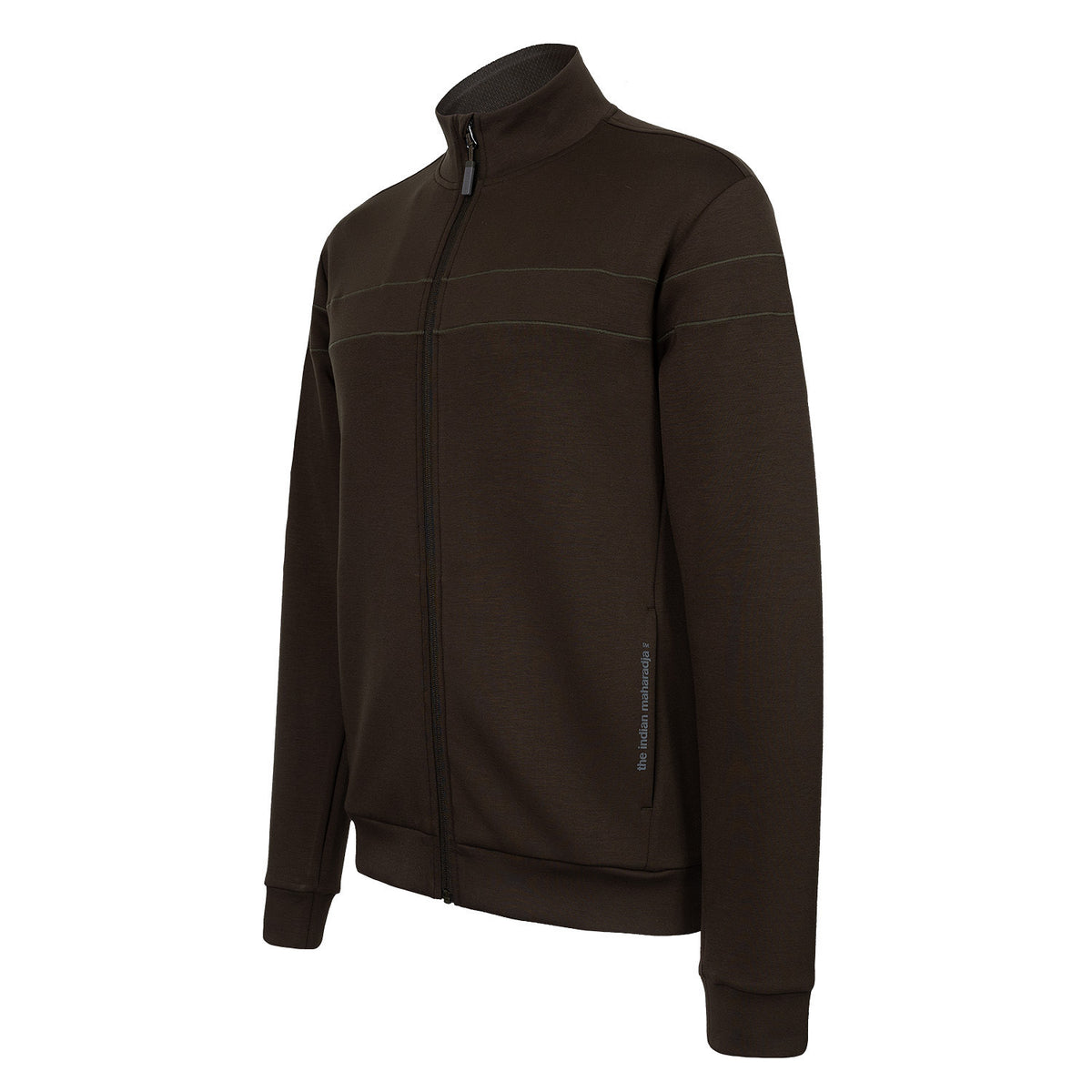 Men soft supreme jacket in bruin (Black Olive) – foto 4