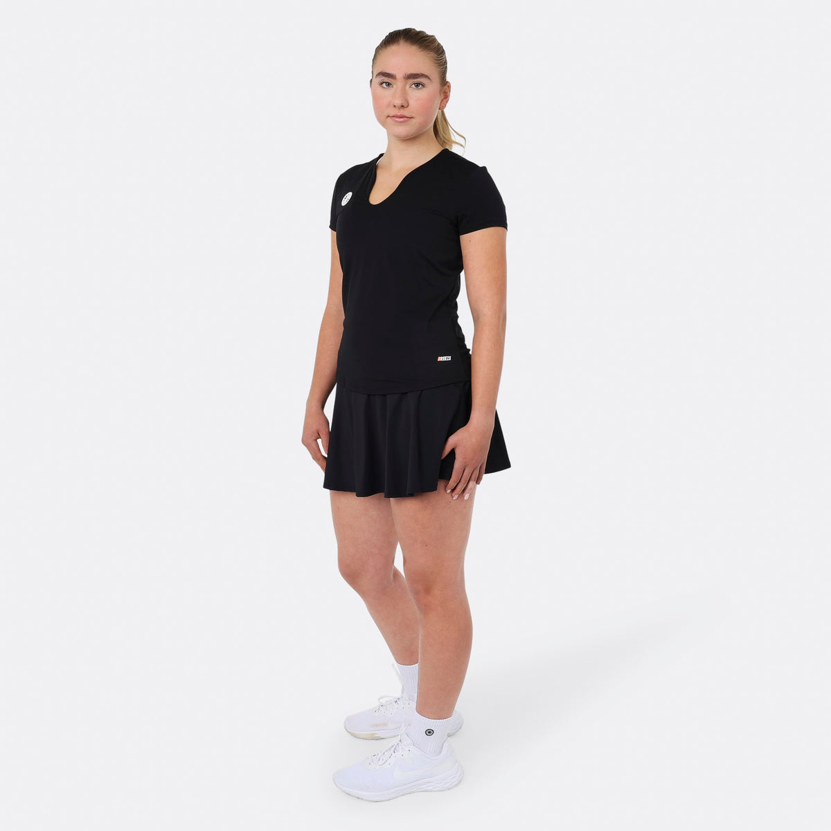 Women breeze tee in zwart (Black) – foto 6