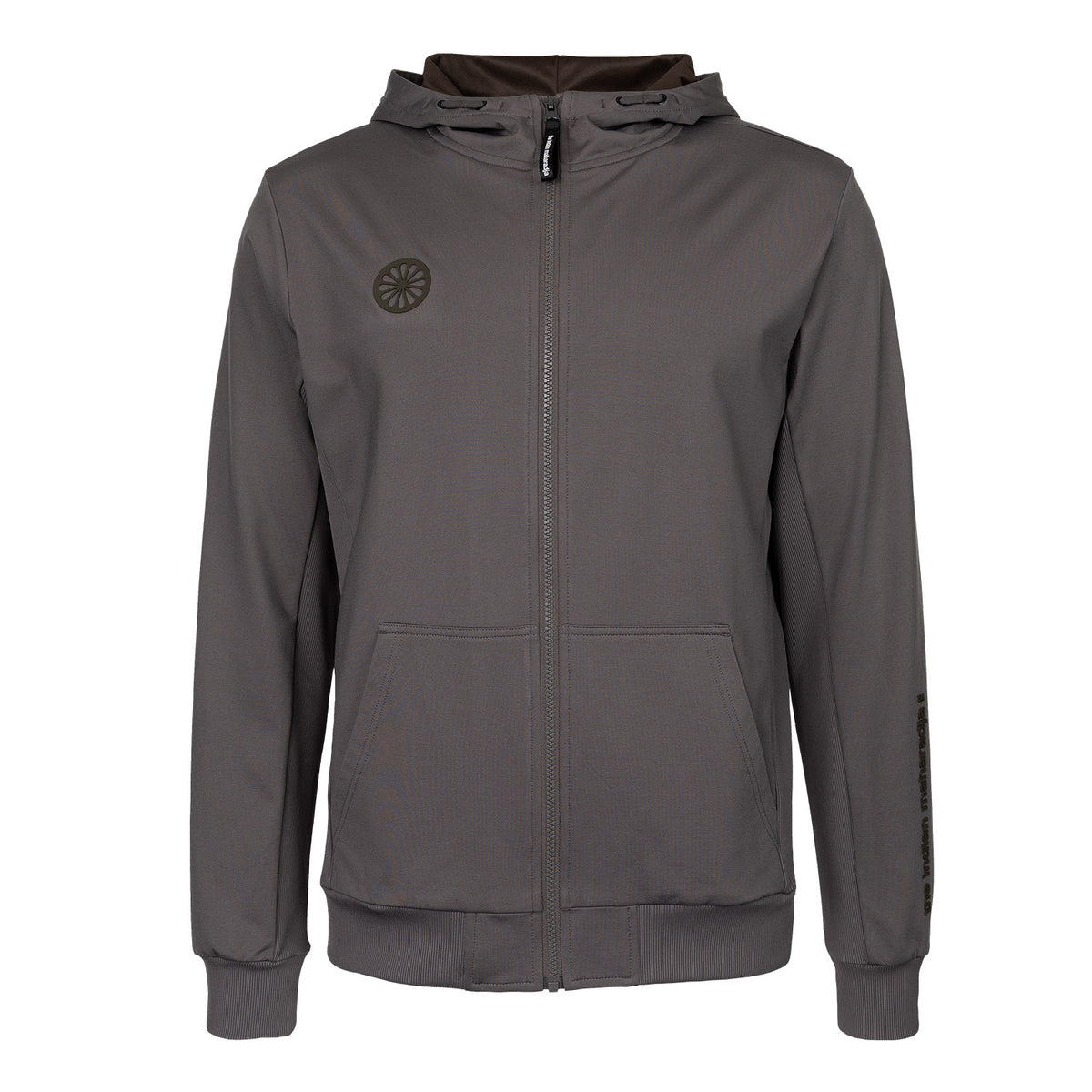 Men hooded jacket in bruin (Walnut) – foto 1
