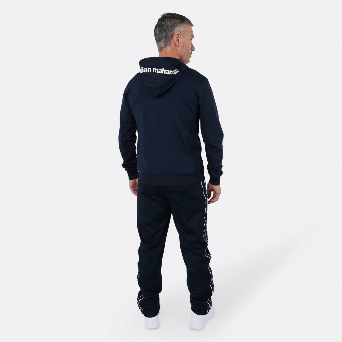 Men hooded jacket in blauw (Navy) – foto 7