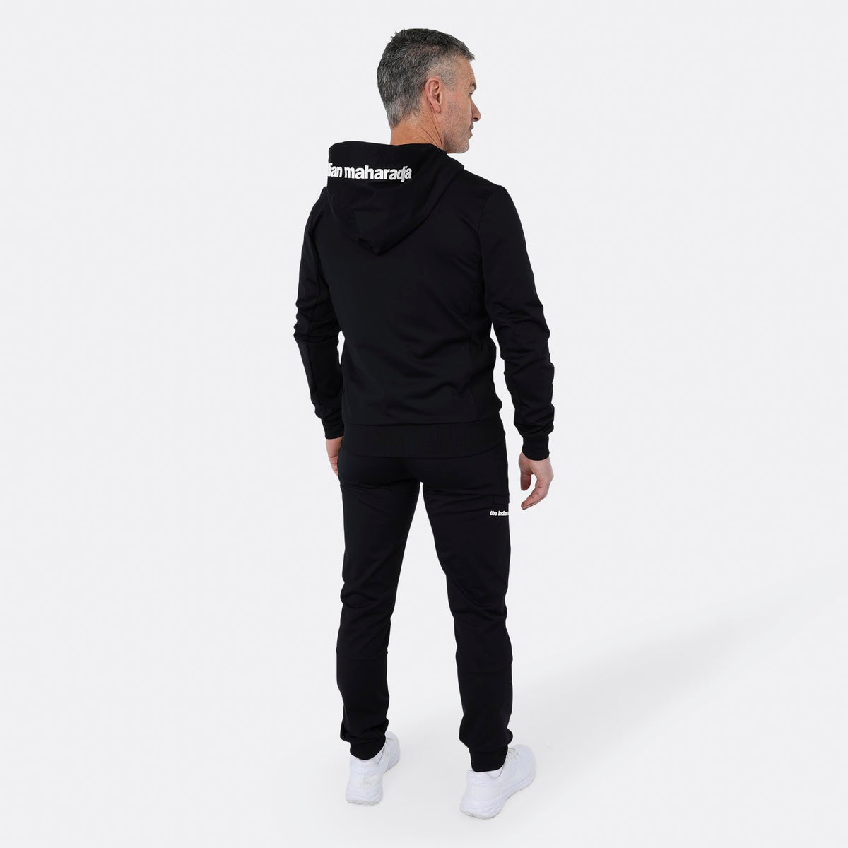 Men hooded jacket in zwart (Black) – foto 6