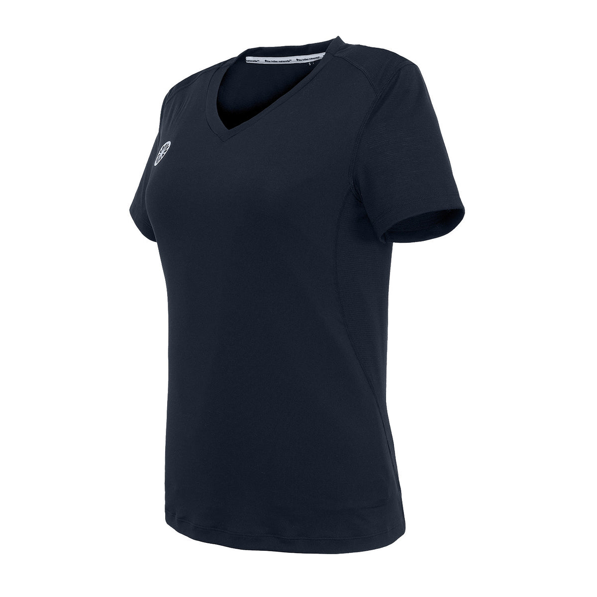 Women dry touch tee in blauw (Navy) – foto 4