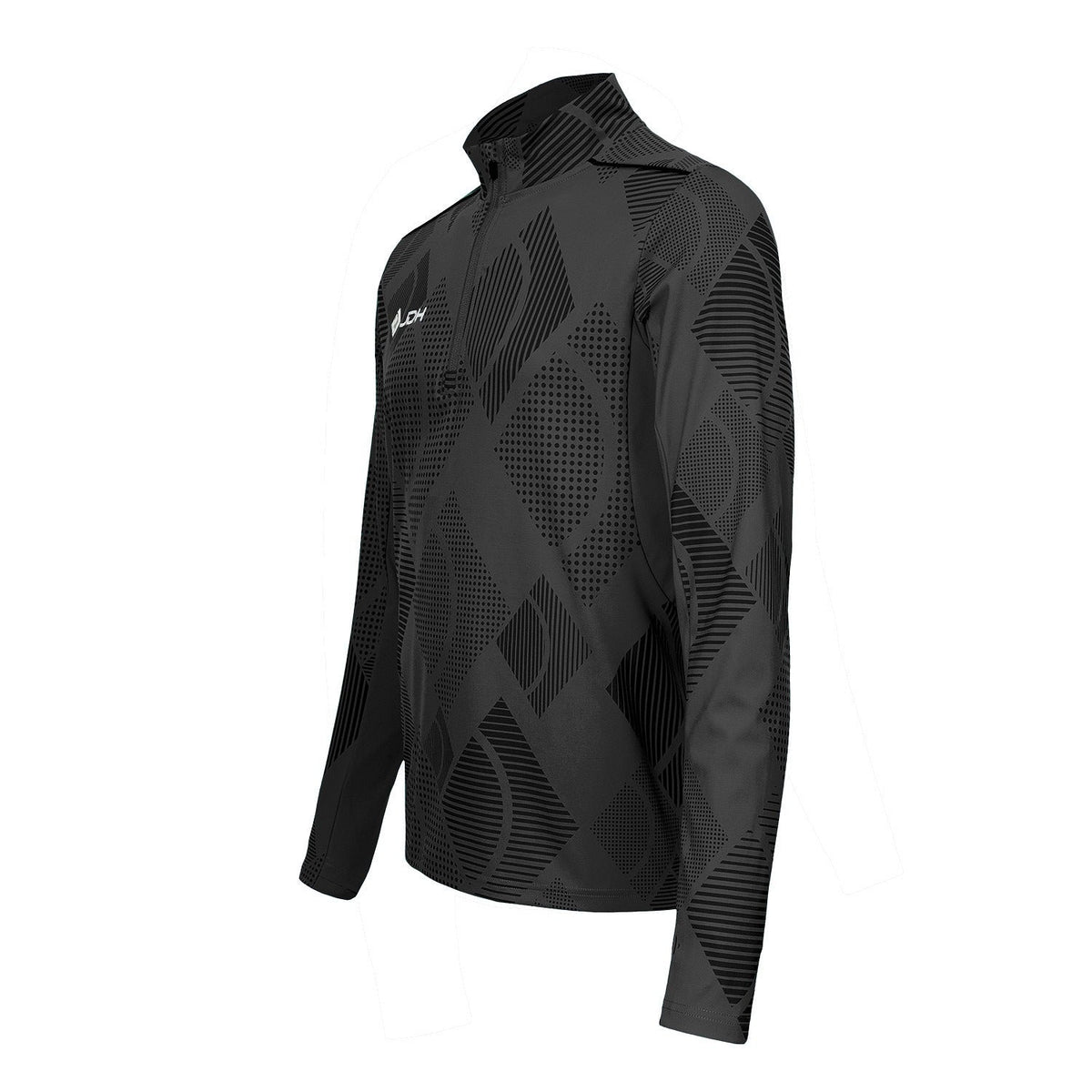 Carbon men pro half-zip in zwart (Black) – foto 4