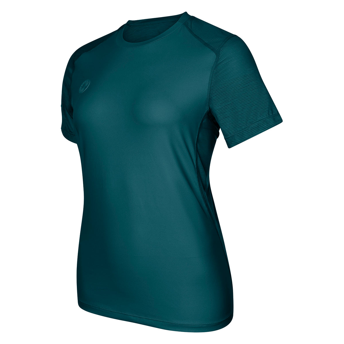 Women dry touch round neck tee in blauw (Ocean) – foto 4