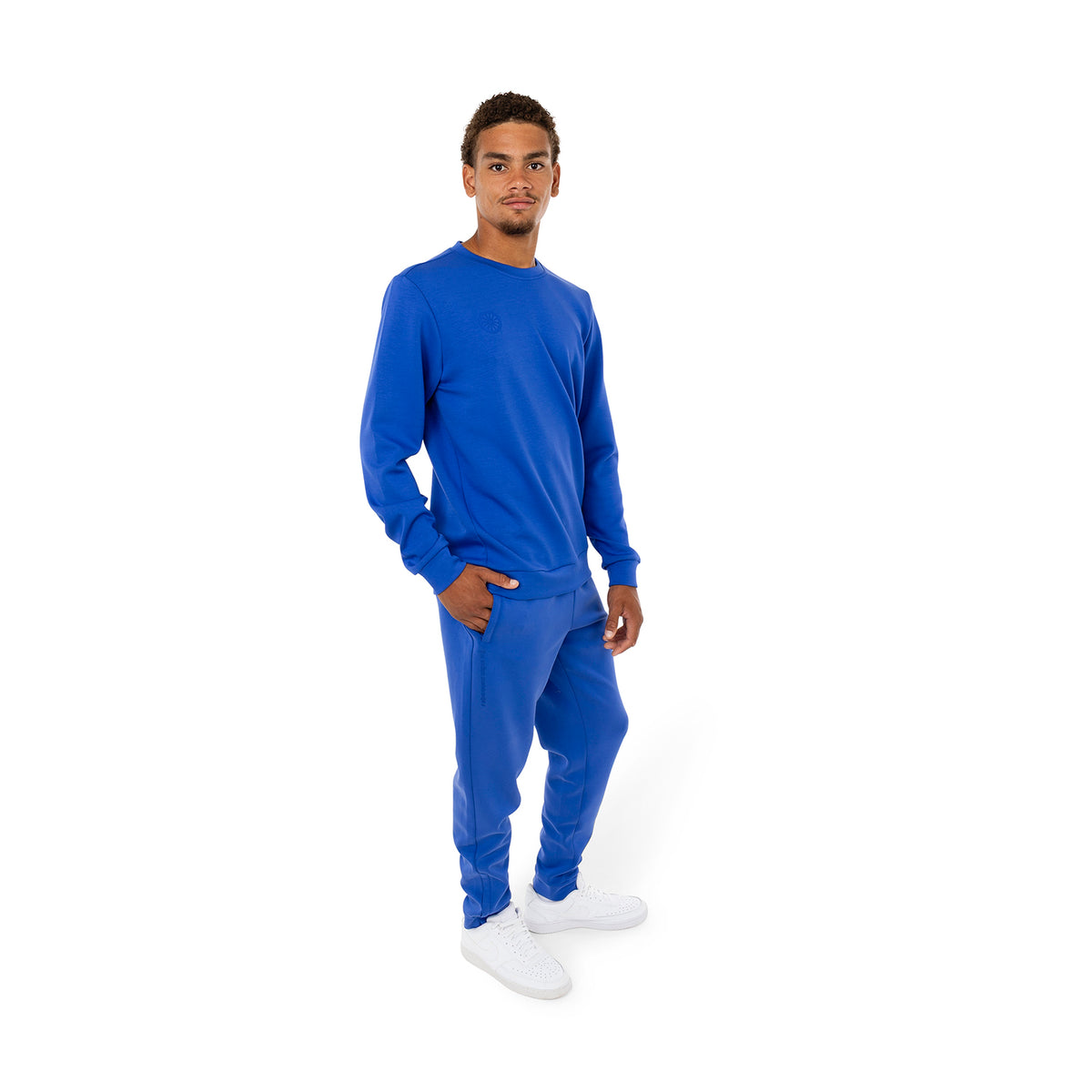 Men soft supreme sweater in blauw (Royal Blue) – foto 6