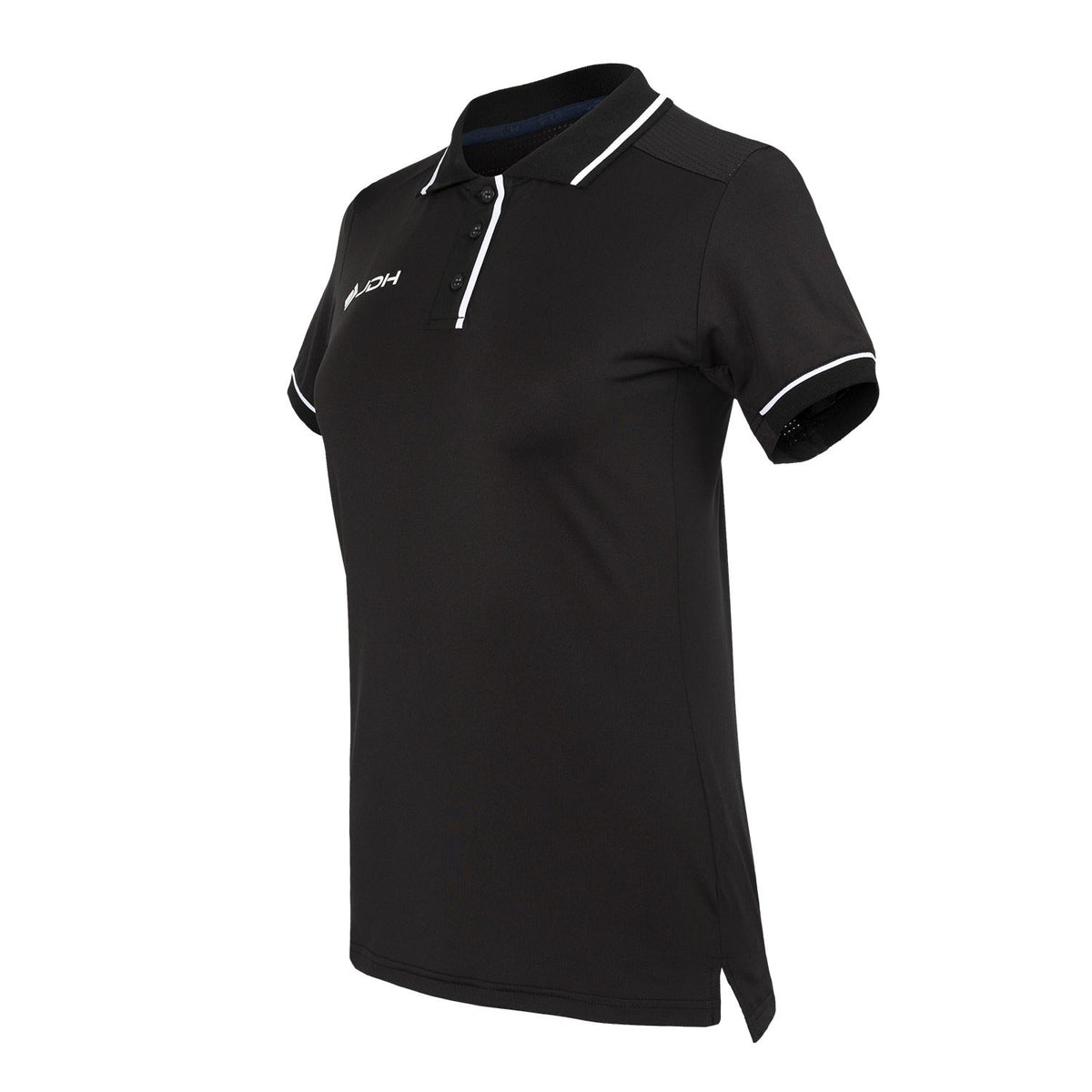 Carbon women pro polo in zwart (Black) – foto 4