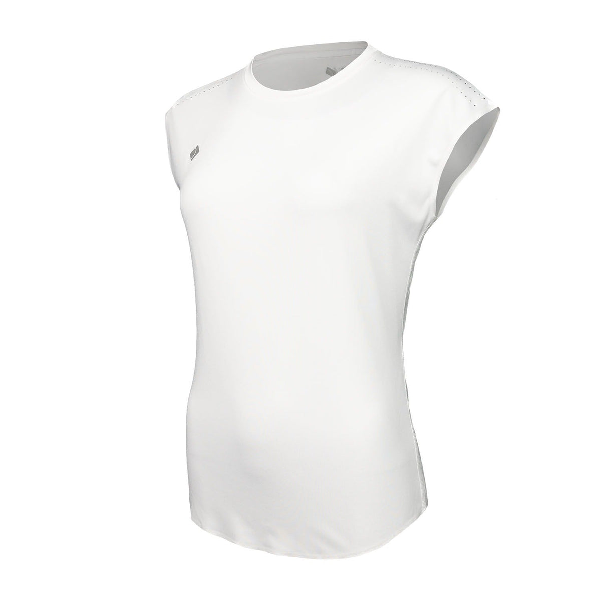 Women performance tee in wit (Optic White) – foto 4