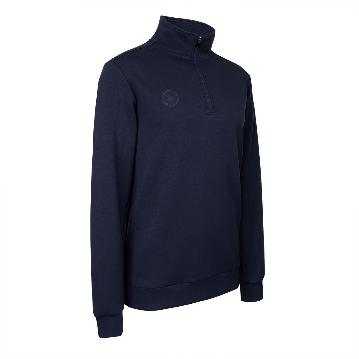 Men soft supreme half zip sweater in blauw (Night Blue) – foto 2