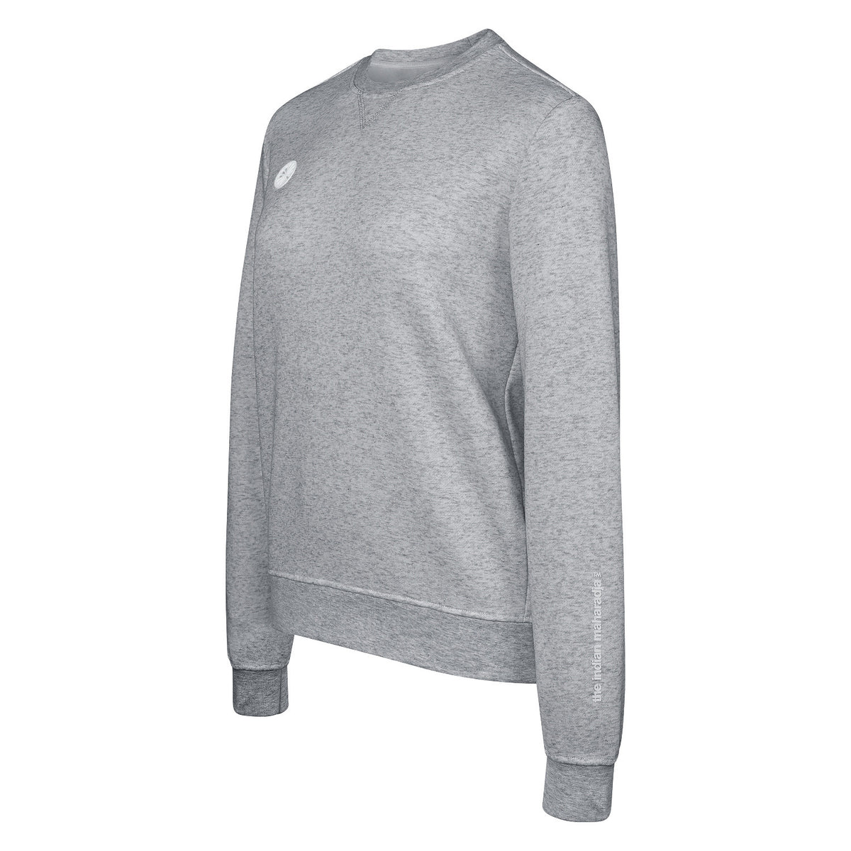 Women classic crew sweater in grijs (Grey Melange) – foto 4