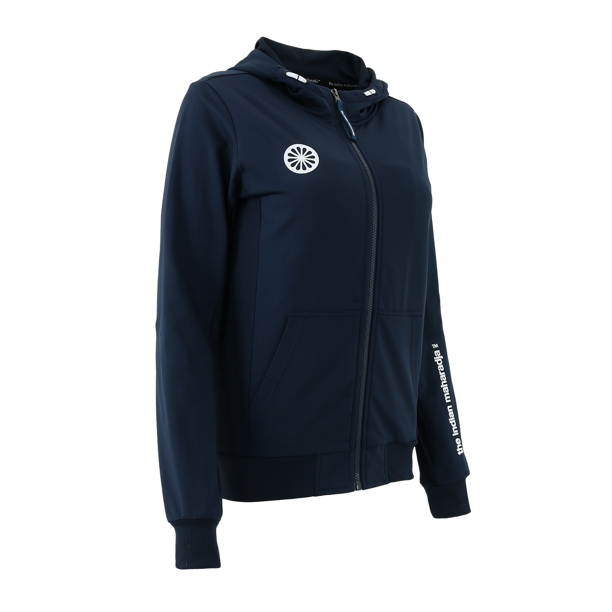 Women hooded jacket in blauw (Navy) – foto 2