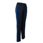 Jacquard trainingsbroek dames in blauw – foto 2