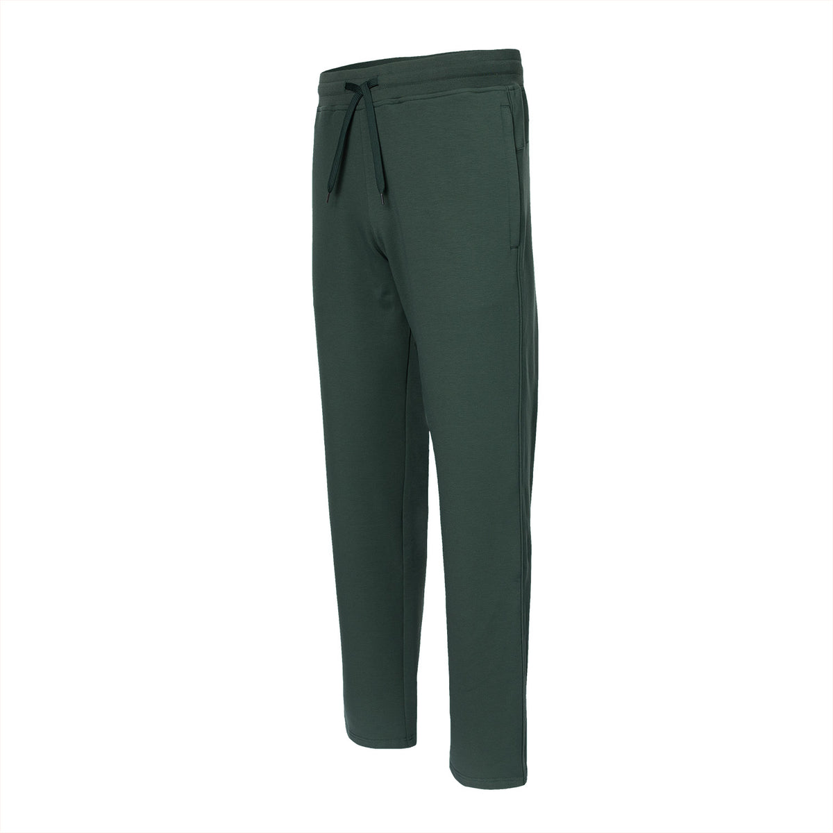 Men cotton track pant in groen (Hunter Green) – foto 4