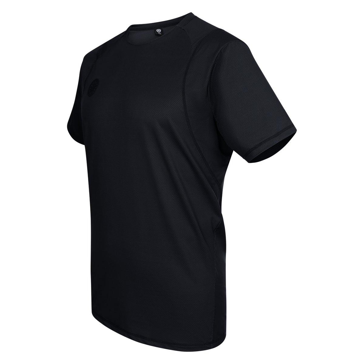 Men DryShift tee in zwart (Black) – foto 4