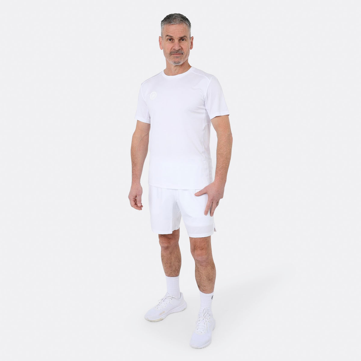 Men agility tee in wit (White) – foto 5