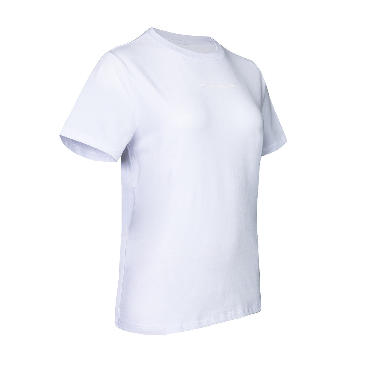Women classic cotton tee in wit (White) – foto 2