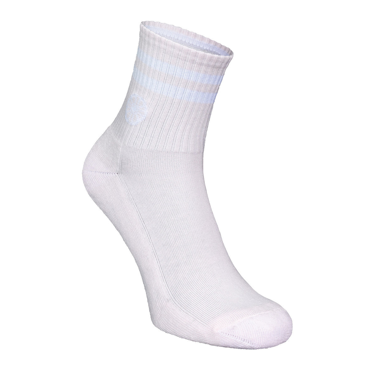 Striped short sock in roze (Pale Pink) – foto 3